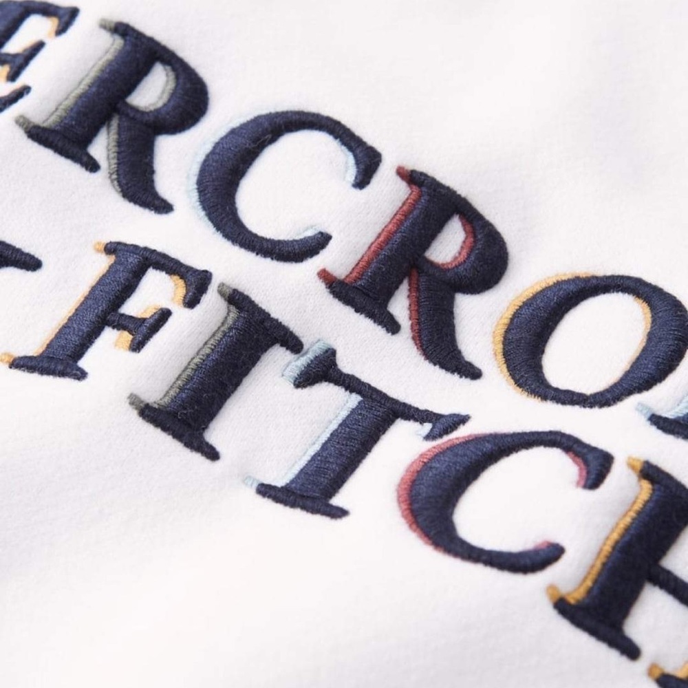 Abercrombie and Fitch Logo Hoodie size Small NWT - Picture 2 of 16